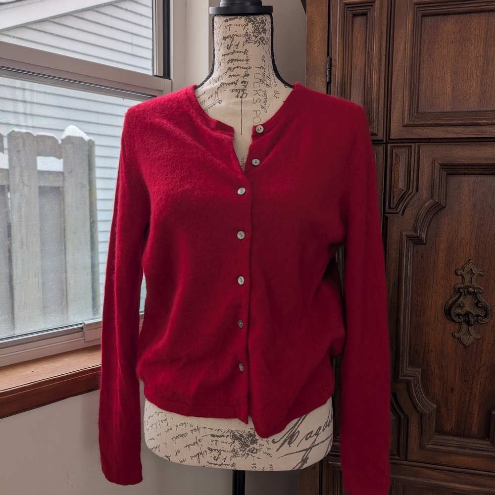 Vintage Valerie Stevens Two Ply Cashmere Cardigan
